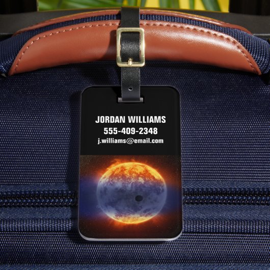 Étiquette À Bagage Nuage De Gaz Hydrogène Au Large De L'Exoplanète Gj (Insitu Rectoal 2)