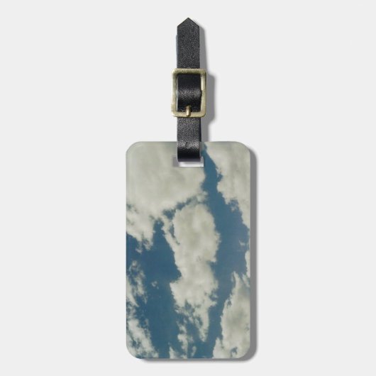 Étiquette À Bagage Nuages (Devant Vertical)