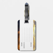 Étiquette À Bagage Nuages couchés de soleil (Dos Vertical)