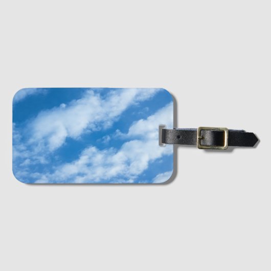 Étiquette À Bagage Nuages dans le ciel (Devant Horizontal)