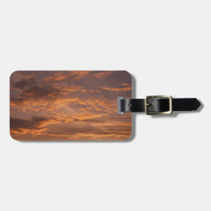 Étiquette À Bagage Nuages de coucher de soleil I Photographie de ciel