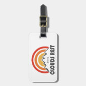 Étiquette À Bagage Nuages Rest Mountain Yosemite (Devant Vertical)