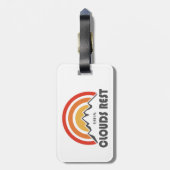 Étiquette À Bagage Nuages Rest Mountain Yosemite (Dos Vertical)