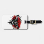 Étiquette À Bagage Nuit des corbeaux (Devant horizontal)