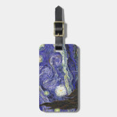 Étiquette À Bagage Nuit Van Gogh Starry (Devant Vertical)