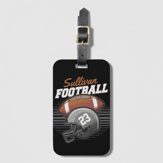 Étiquette À Bagage Number Helmet (Devant Vertical)