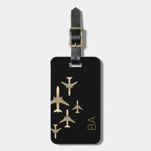Étiquette À Bagage Numéro de bagage d'aviation personnalisé
