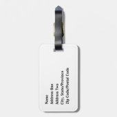 Étiquette À Bagage Numéro de bagage Hanoukka (Dos Vertical)