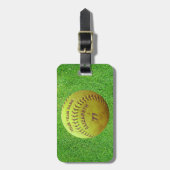 Étiquette À Bagage Numéro d'équipe Numéro de l'équipe Ball Bagage Bal (Devant Vertical)