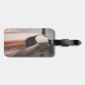 Étiquette À Bagage Numéro d'identification du style d'aviation pour l (Dos horizontal)