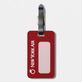 ÉTIQUETTE À BAGAGE NYA (Dos Vertical)