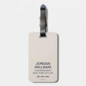 Étiquette À Bagage NYC - Madame Liberty (Dos Vertical)