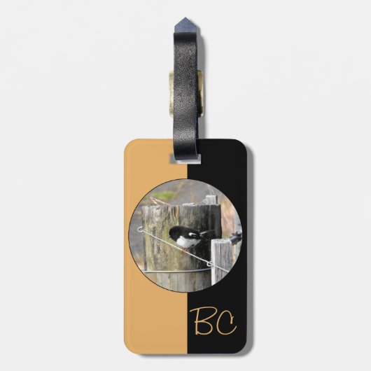 Étiquette À Bagage NZ Bird (Dos Vertical)