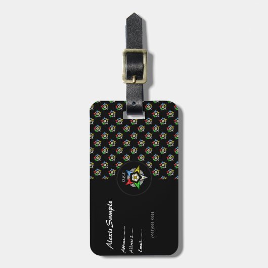 ÉTIQUETTE À BAGAGE O.E.S. (Devant Vertical)