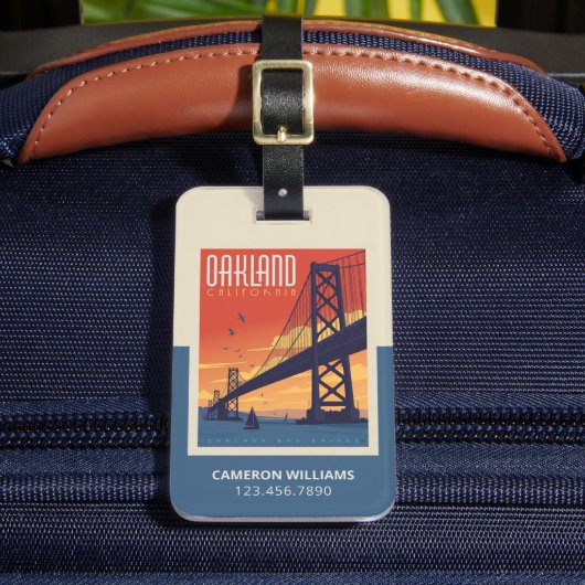 Étiquette À Bagage Oakland, Californie (Insitu Rectoal 2)