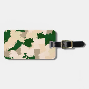 Étiquette À Bagage Oasis Camo du désert