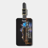 Étiquette À Bagage Oasis des Caraïbes royale des mers (Devant Vertical)