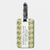 Étiquette À Bagage Oasis intérieure | Motif Palm Tree (Dos Vertical)