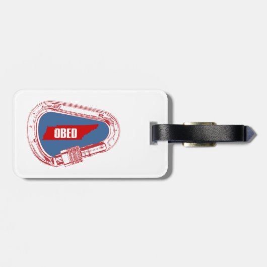 Étiquette À Bagage Obed Escalade Carabiner (Dos horizontal)