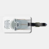 Étiquette À Bagage objet_2_compteur de contrôle de pluie (Dos horizontal)