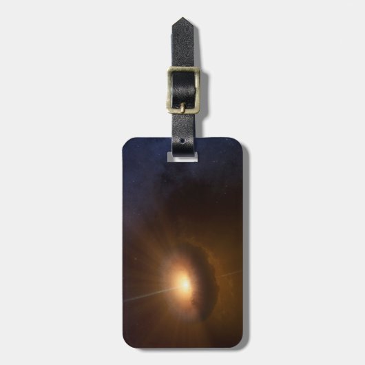 Étiquette À Bagage Objet céleste Cx330. (Devant Vertical)