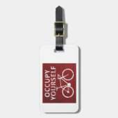 Étiquette À Bagage Occupe-toi de toi (Devant Vertical)