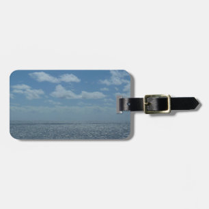 Étiquette À Bagage Océan bleu de la mer des Caraïbes