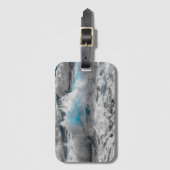 Étiquette À Bagage Océan Vague Mer Crest Nature (Devant Vertical)