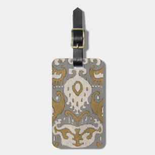 Étiquette À Bagage Ochre Ikat II