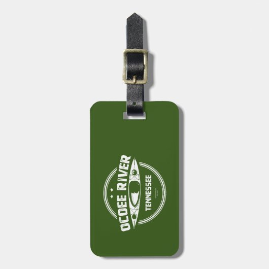 Étiquette À Bagage Ocoee River, Tennessee (Devant Vertical)