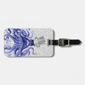 Étiquette À Bagage Octopus À propos de la ville (Devant horizontal)