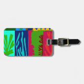 Étiquette À Bagage Ode to Matisse Collage (Devant horizontal)