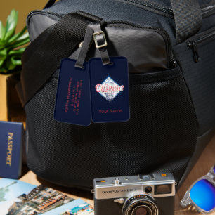 Étiquette À Bagage Odense City Danemark Retro Viking Souvenir Vintage