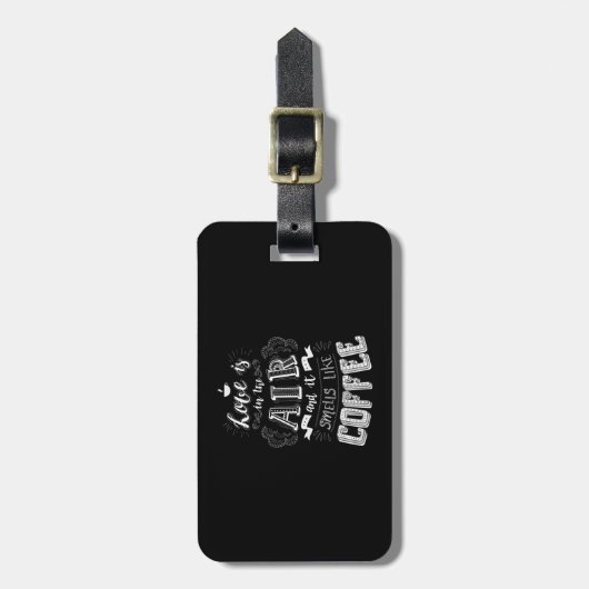 Étiquette À Bagage Odeurs De Café (Devant Vertical)