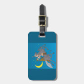 Étiquette À Bagage Odin Riding Sleipnir Norse Mythologie Vive Dieu (Devant Vertical)