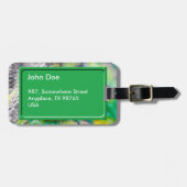 Étiquette À Bagage Oeil de caméléon (Devant horizontal)