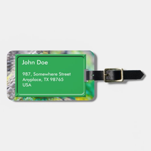 Étiquette À Bagage Oeil de caméléon (Devant horizontal)