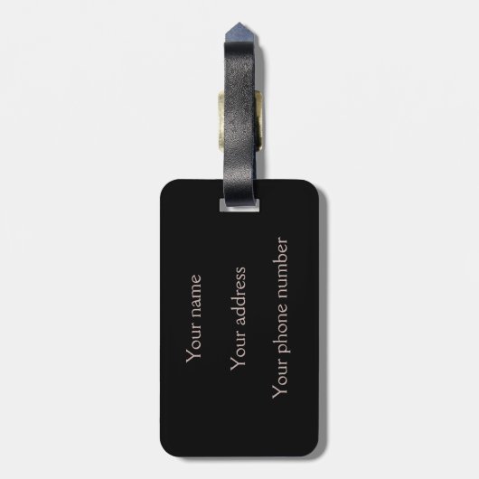 Étiquette À Bagage Oeil Éffrayant bizarre bizarre (Dos Vertical)