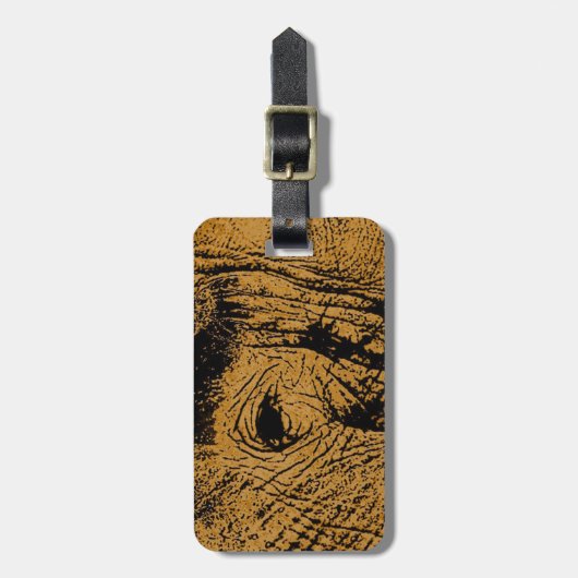 Étiquette À Bagage Oeil éléphant (Devant Vertical)