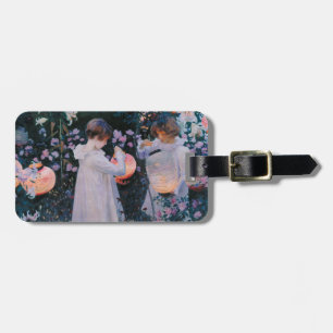 Étiquette À Bagage Œillet Lys Lys Rose John Singer Sargent Art