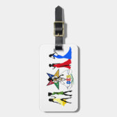 ÉTIQUETTE À BAGAGE OES (Devant Vertical)