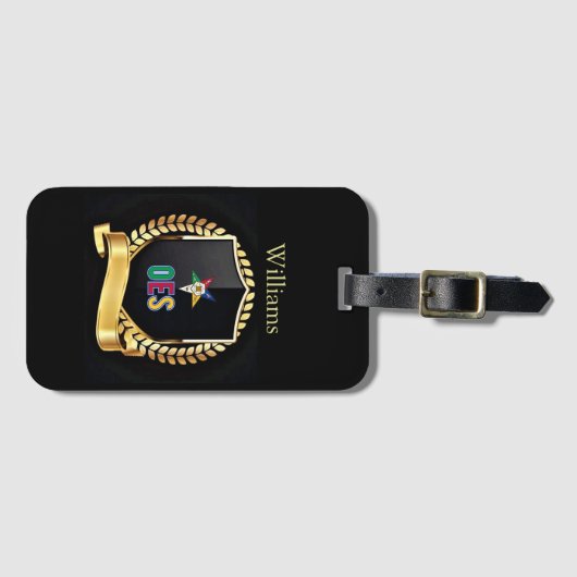 ÉTIQUETTE À BAGAGE OES (Devant Horizontal)