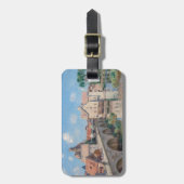 Étiquette À Bagage OEuvre d'Alfred Sisley - Le Pont de Moret (Devant Vertical)