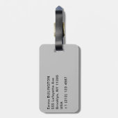 Étiquette À Bagage OEuvre d'Alfred Sisley - Le Pont de Moret (Dos Vertical)