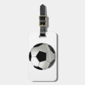 Étiquette À Bagage Oeuvre de soccer unique (Devant Vertical)