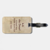 Étiquette À Bagage Oeuvre d'édition limitée : Kili (Dos horizontal)