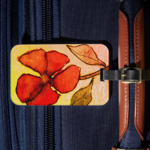 Étiquette À Bagage Offres de mes peintures florales originales lugg