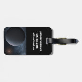 Étiquette À Bagage Ogle Exoplanet-2016-Blg-1195Lb Orbits Une Petite É (Dos horizontal)