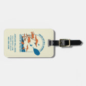 Étiquette À Bagage Oh, Les Endroits Où Tu Vas Aller ! "Pars en voyage (Devant horizontal)