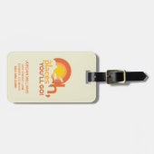 Étiquette À Bagage Oh, Les Endroits Où Tu Vas Aller ! Typographie du (Devant horizontal)